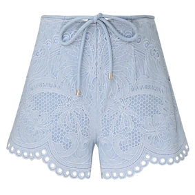 Zimmermann Daylight Denim Shorts, Ice Storm